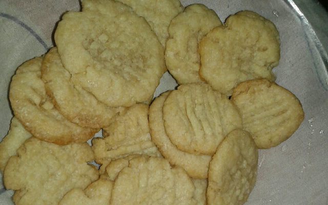 Biscoito amanteigado simples