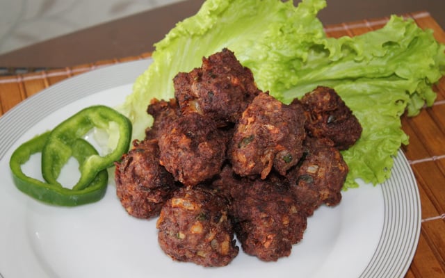 Bolinho de carne moída irresistível