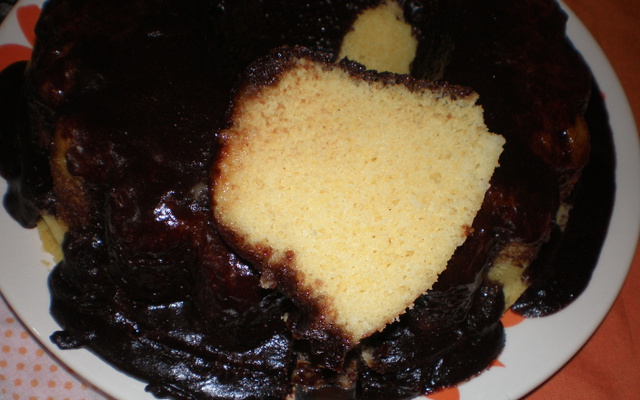 Bolo de fubá para microondas