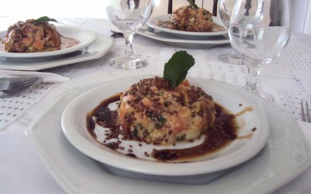 Tartar de salmão do Ferrari