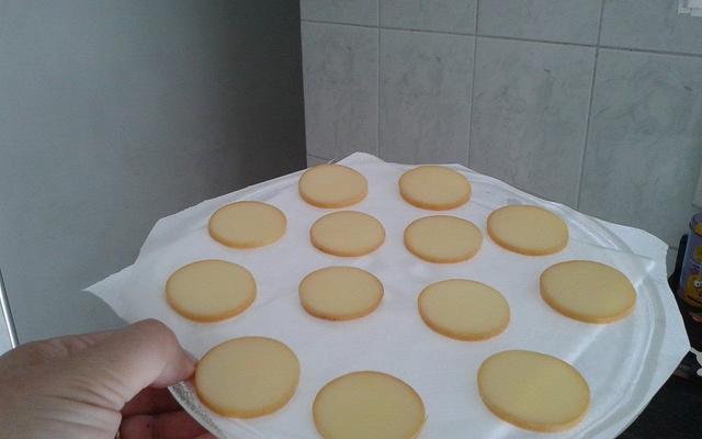 Provolone desidratado para aperitivo