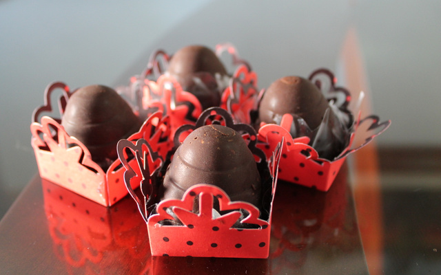 Trufa de gelatina de maracujá