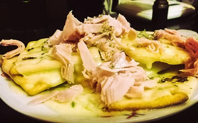 Pizza de Cream Crackers