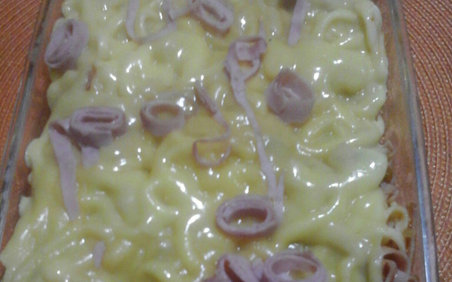 Macarrão talharim de forno