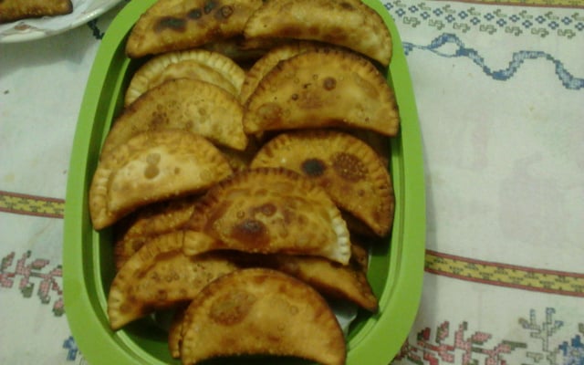 Pastel de frango com catupiry