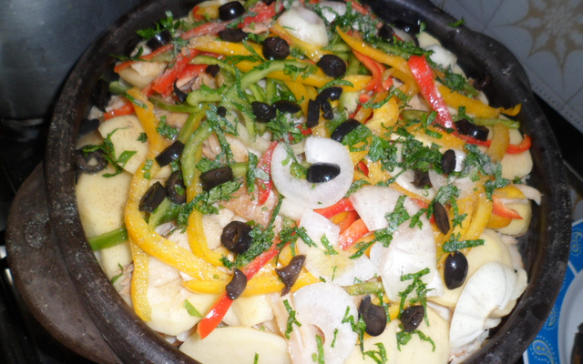 Bacalhau do Castella na Panela de Barro