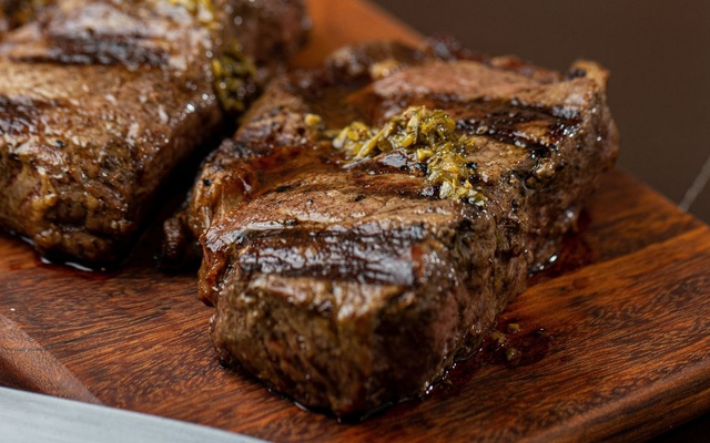 Picanha com batata souté na airfryer