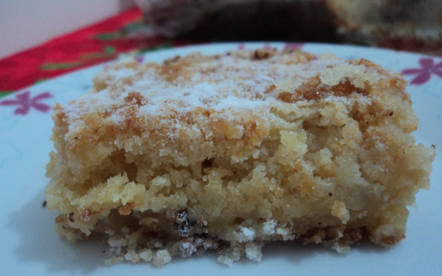 Torta de maçã crocante