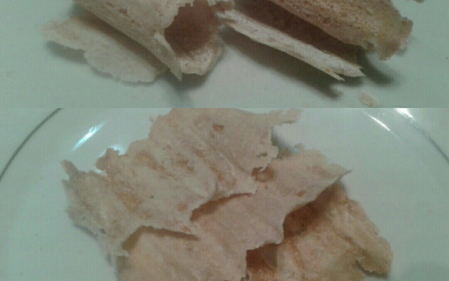 Biscoito chapinha no grill