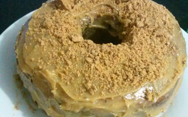 Bolo junino de paçoca