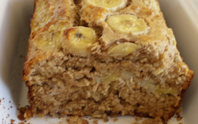 Bolo integral diet de banana