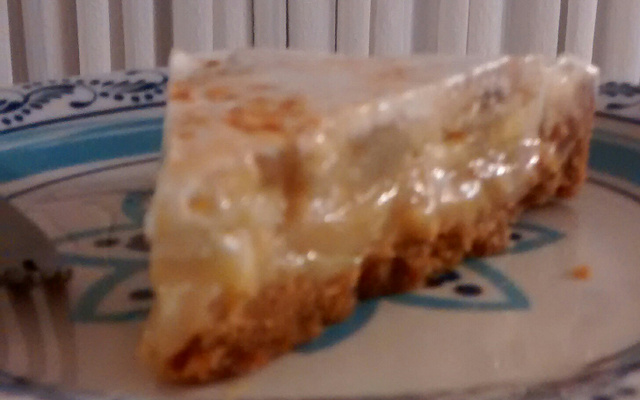 Torta de banana e doce de leite