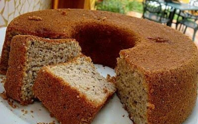 Bolo de arroz integral