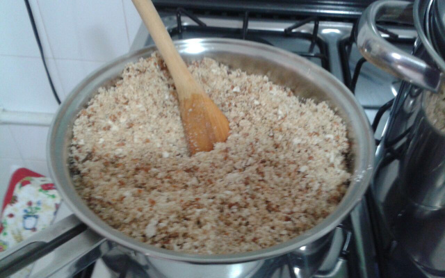 Farofa de proteína de soja