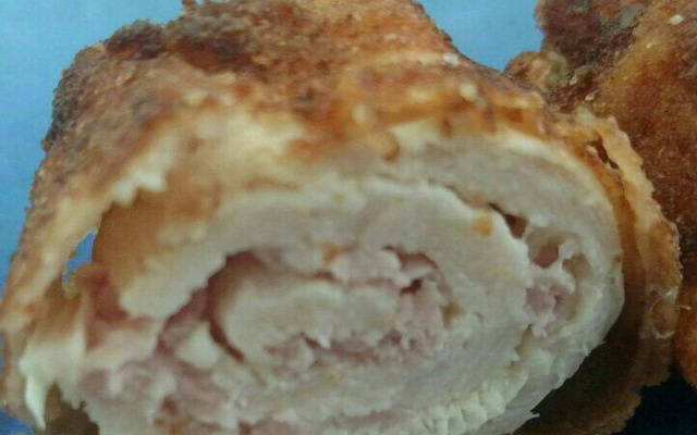 Empanado de frango recheado