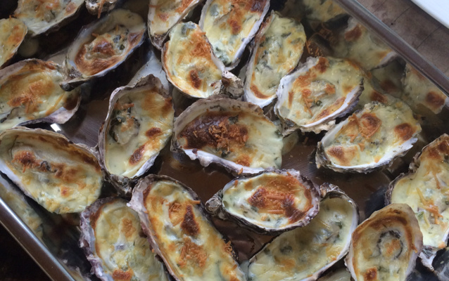 Ostra gratinada