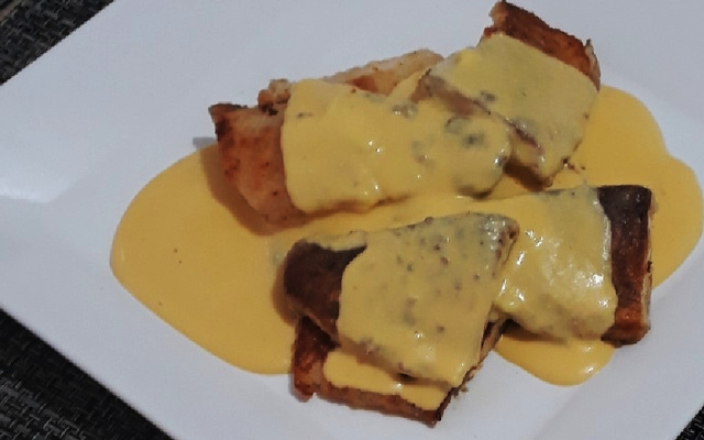 Filé de peixe ao molho de maracujá