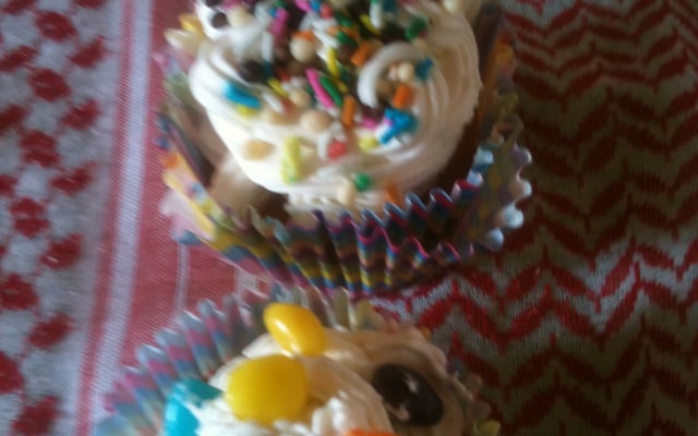 Cupcakes de baunilha