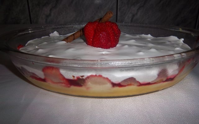 Torta sensação de morango