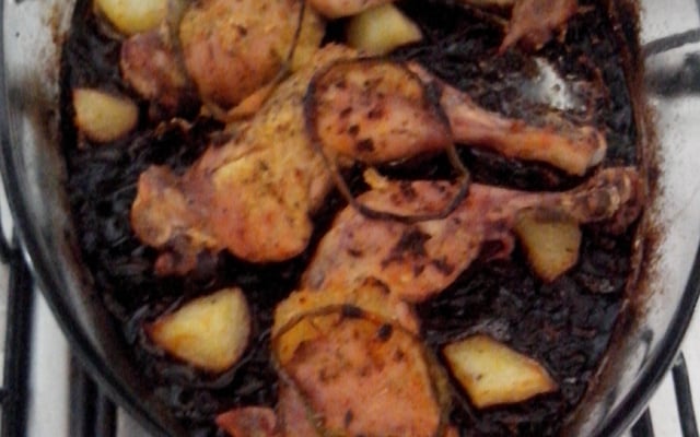 Coxa e sobrecoxa assada