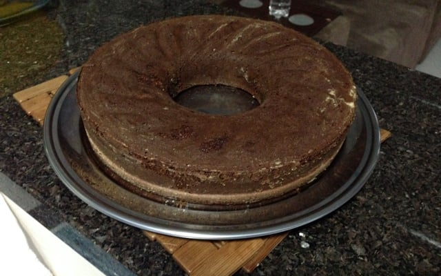 Bolo de abacaxi com coco