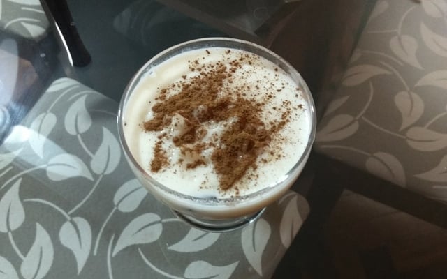 Canjica com leite condensado