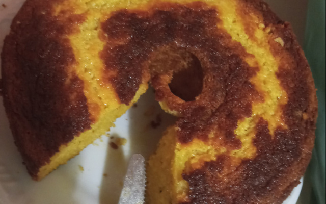 Bolo de milho e fubá sem farinha