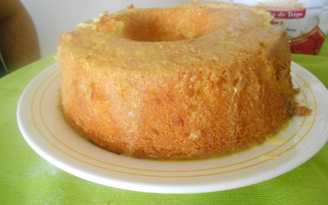 Bolo de laranja de liquidificador