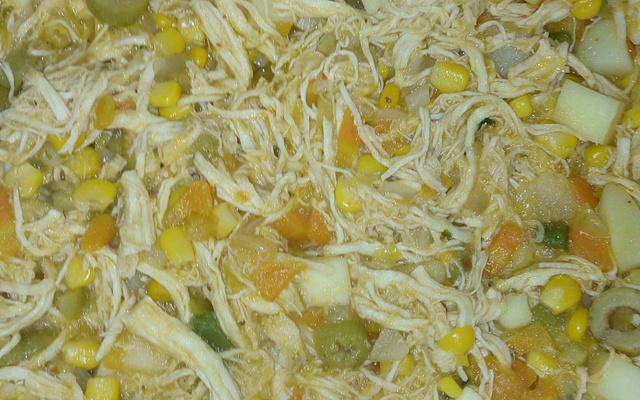 Galinha picante deliciosa