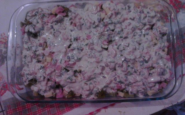 Brócolis ao forno da Carol