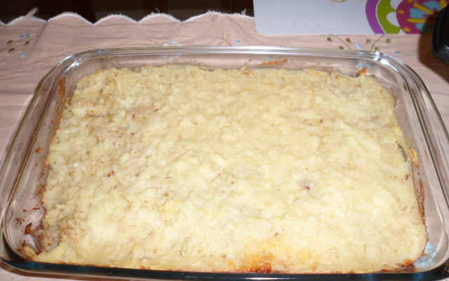 Escondidinho de carne de sol rápido