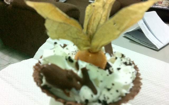 Copinho de chocolate