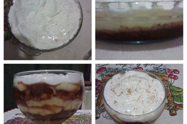 Pavê de banana da Dani