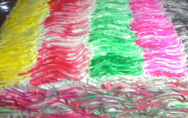 Bolo de festa confeitado fácil