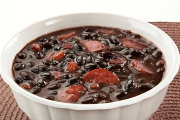 Feijão preto saboroso