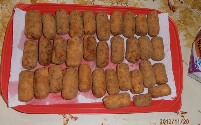 Croquete de carne diferente