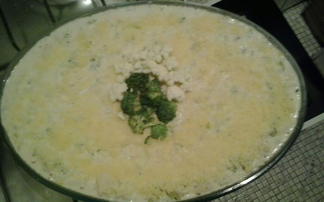 Lasanha de brócolis