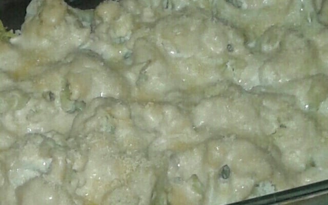 Couve-flor ao molho branco