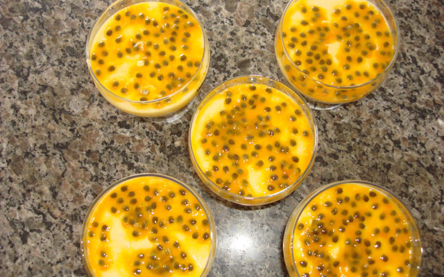 Mousse de maracujá cremoso