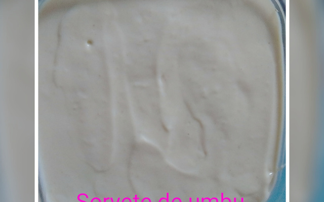 Sorvete de umbu