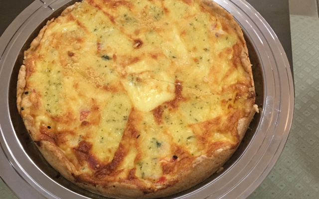 Quiche de frango (super leve e saboroso )