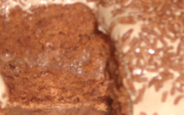 Bolo gelado de chocolate