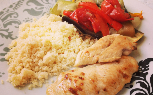 Salada de berinjela ao forno