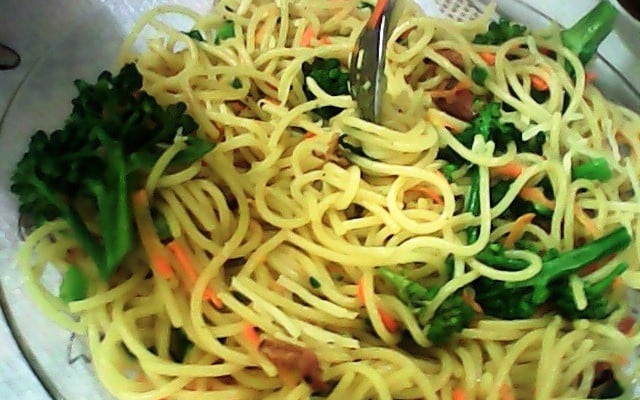 Macarrão primavera sucesso