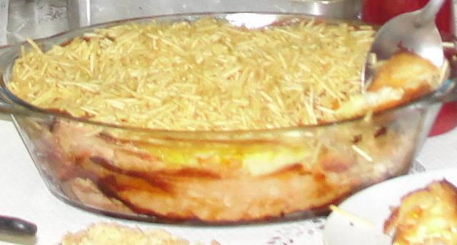 Torta de pão ao forno