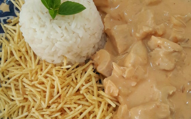 Strogonoff de frango simples