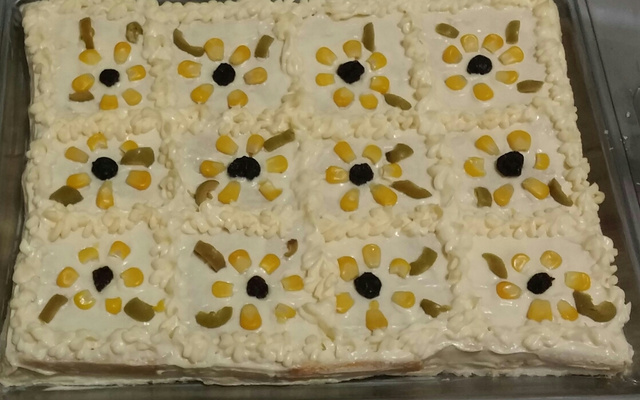 Torta de pão de forma do Lúcio Cezar