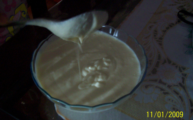 Molho branco com batata