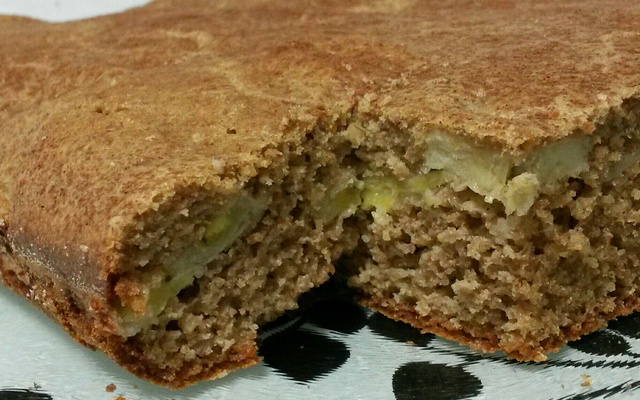 Bolo de banana integral sem lactose