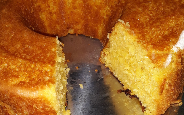 Bolo de milharina da D. Ilza